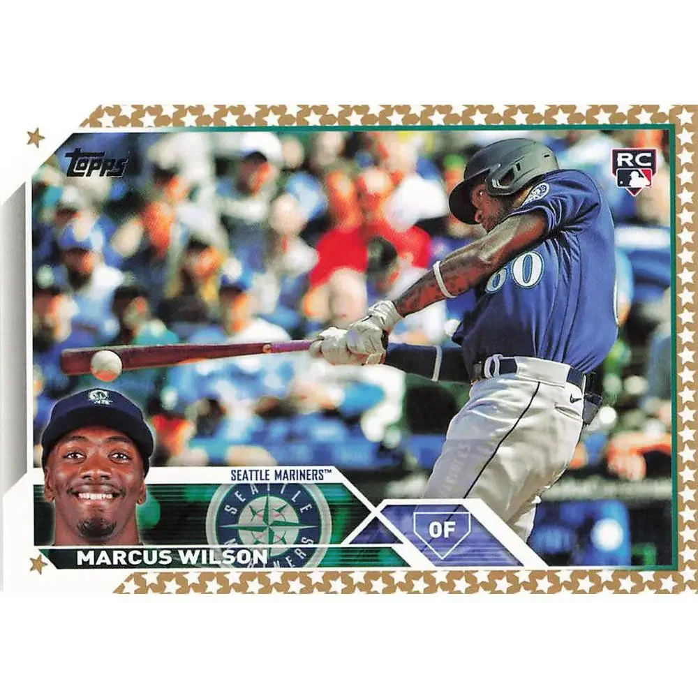2023 Topps Gold Star Marcus Wilson Rookie #138 Seattle Mariners